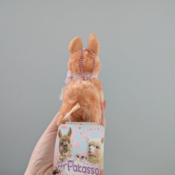 Amuse Rare Lace Arpakasso Keychain Plush - Picture 2 of 5